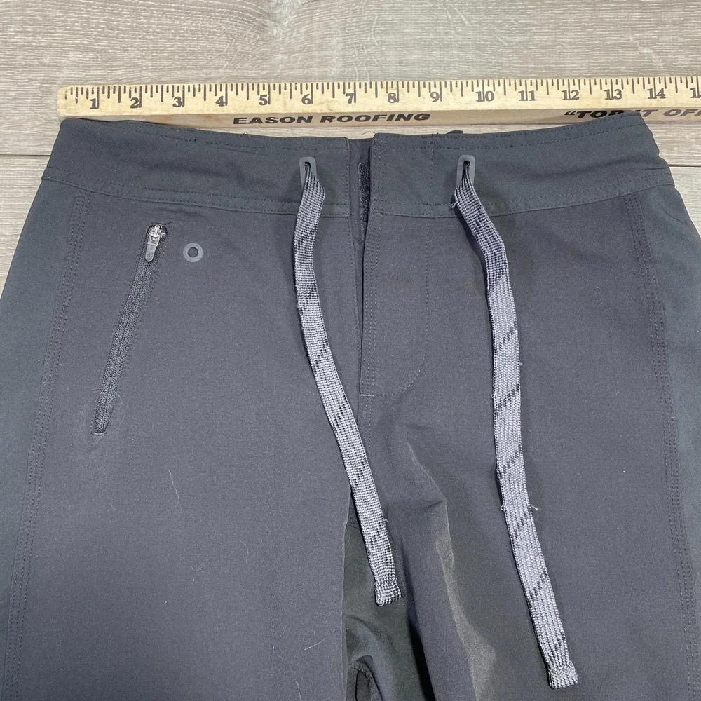The North‎ Face Shorts Mens 28 Black Hybrid Boardshorts Drawstring Zip Pocket